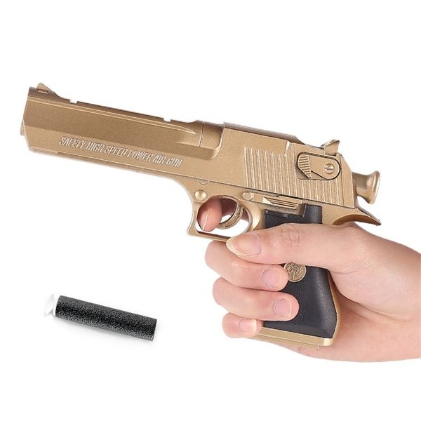 

children's gun version suction cup desert eagle model can launch soft bullet toy small pistol