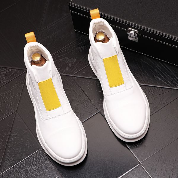 Klassische weiße vulkanisierte flache Schuhe für Hochzeitskleid, Frühling und Herbst, modische, atmungsaktive Leder-Freizeit-Turnschuhe, bequeme Schnür-Loafer zum Gehen, X179