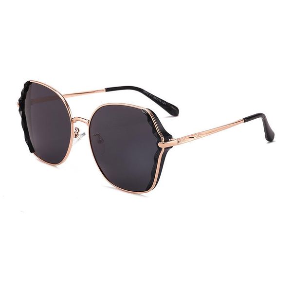 

sunglasses high-definition polarized women's personalized large frame tr90 brilliant color coating high-quality tac goggles, White;black