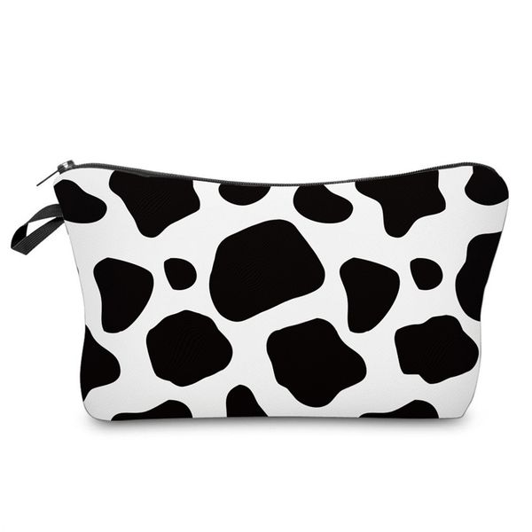 

selling 3d printed women's insfeng super fire cow pattern storage cosmetic bag