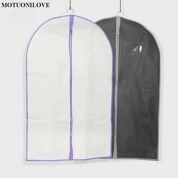 

clothing & wardrobe storage two colors size 97cm * 60cm non-woven fabric suit bags clothes cover small dust garment for cocktail dress m0842