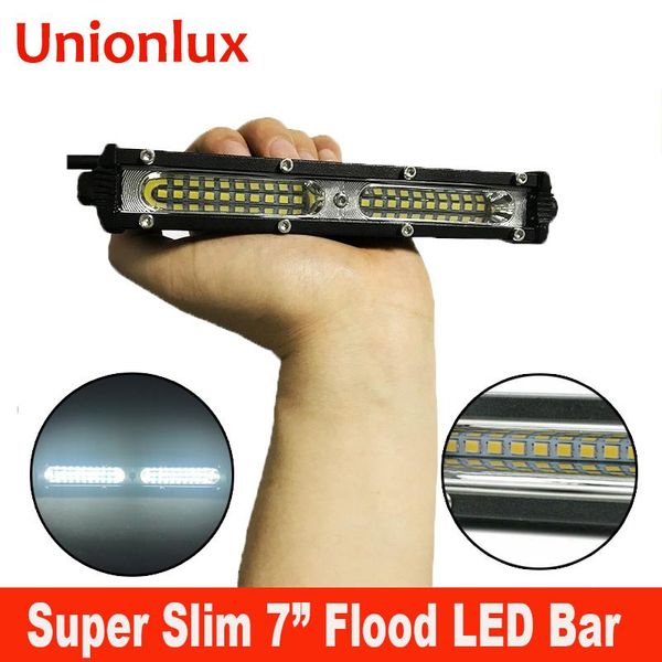 

working light single row 7" mini offroad car led work bar 60w flood beam 6inch bars for truck suv atv 4x4 fog driving lamp