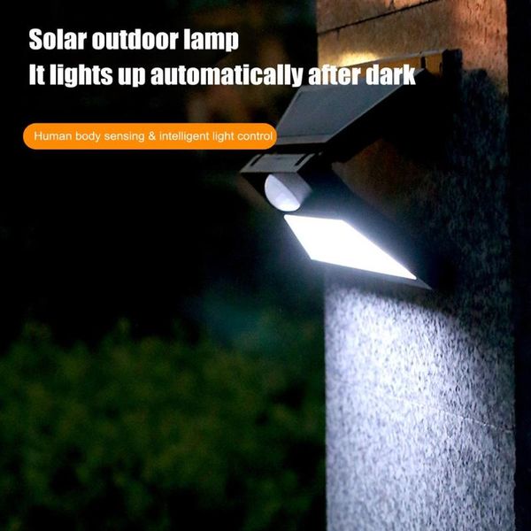 

solar lamps led light outdoor lamp sensor wall waterproof powered sunlight for garden decoration