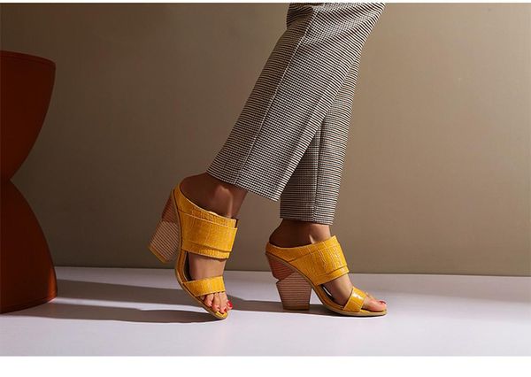 

sandals high heels women shoes platform wedges outdoor playform summer one word office lady designer plus size 40-47, Black