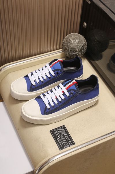 

glissiere shoes new luxurious designer fashion casual canvas shoe for men and women with box size 35-45, Black