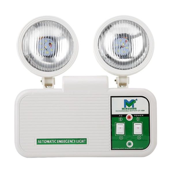 

traffic light 2w dual lamp head exit 8 leds emergency 110-220v eu plugemergency