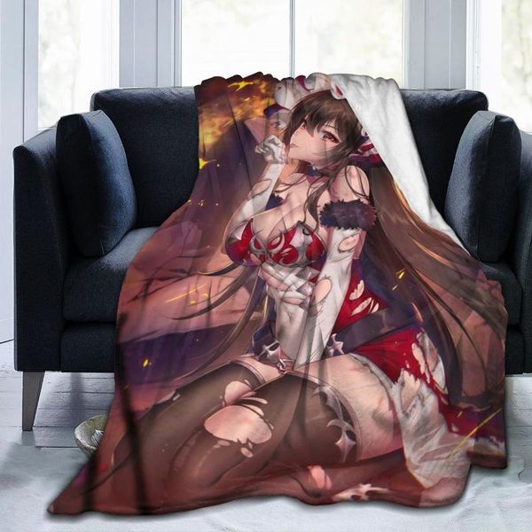 

blankets haikyuu anime cute maid 3d printing flannel blanket plush mexican bed
