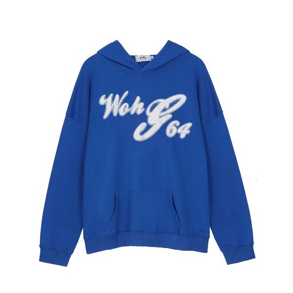 

sweatshirts wind letter printed mens street fashion brand loose long sleeve sports hoodie, Black