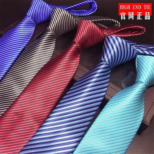 

bow ties business formal wear korean 7cm necktie men's striped casual men accessories gifts for, Black;gray