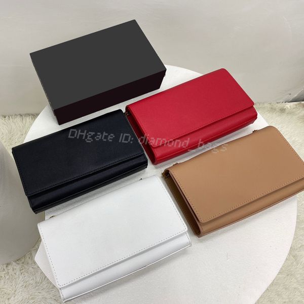 

luxurys lady purses handbags leather bags hasp totes shoulder fashion clutch bag letter women chains wallet designers handbag tassel thread, Red;black