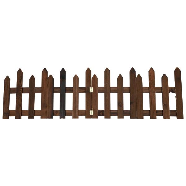 

fencing, trellis & gates 1 set of garden wood fence yard anti-corrosive for outdoor