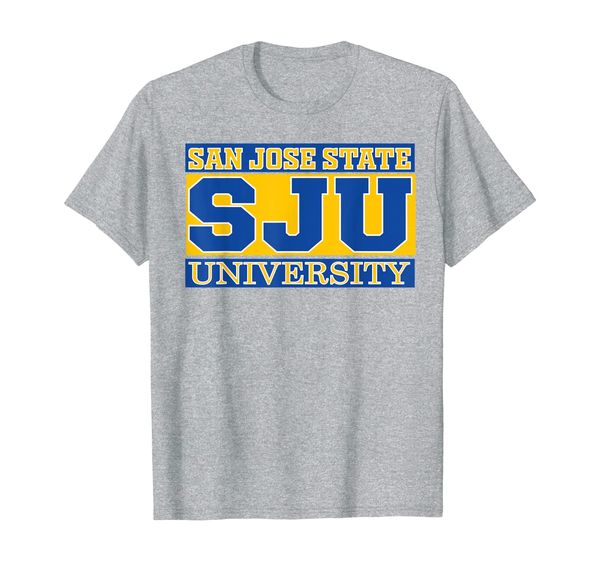 

san jose state 1887 university apparel - t shirt, White;black