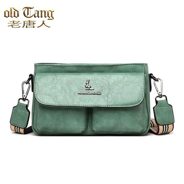 

evening bags casual wide shoulder strap for women 2021 fashion women's crossbody bag ladies designer pu leather handbags