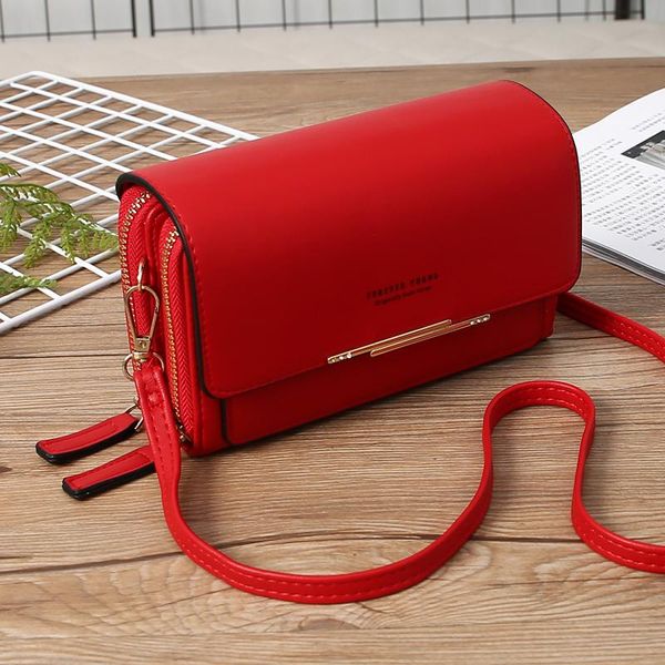

evening bags 2021 fashion women shoulder handbags small crossbody bag classic quality solid color chain strap pu leather messenger purse