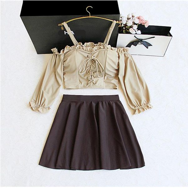 

biquini swimwear women tankini set 3 piece swimsuit with shorts swim bathing suit brazilian bikini one-piece suits