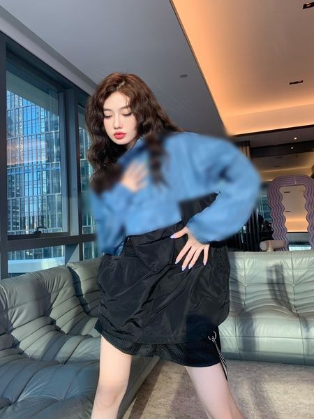 

luxury brand coats d family stormsuit 2021 autumn winter new products men's women's same windbreaker contrast color splicing sweat, Black