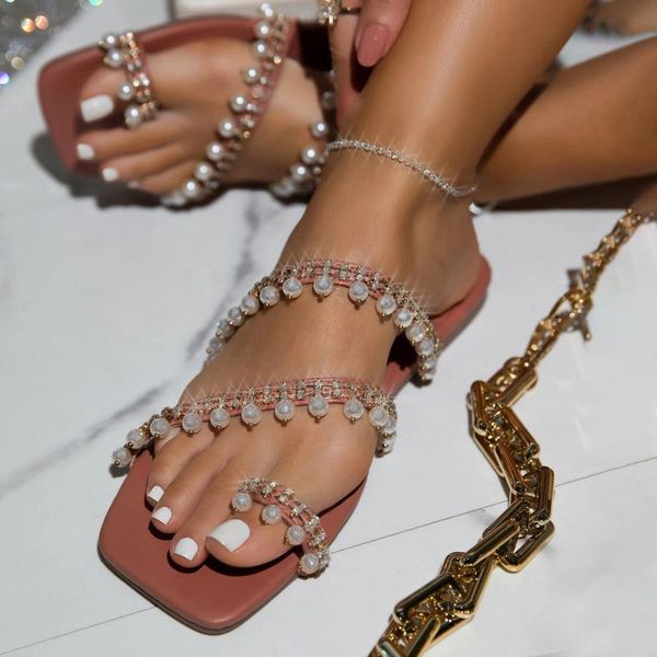 

crystal string bead women's sandal arrival bohemian summer women fashion casual flat retro shoes zapatos de mujer sandals, Black