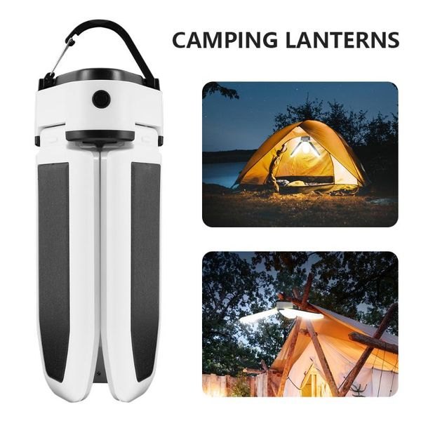 

portable lanterns camping lantern light led rechargeable workshop lamp powerful solar emergency bulb