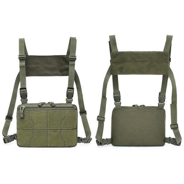 

stuff sacks military tactical chest bag backpack men adjustable molle shoulder hunting bags vest outdoor tools pouch
