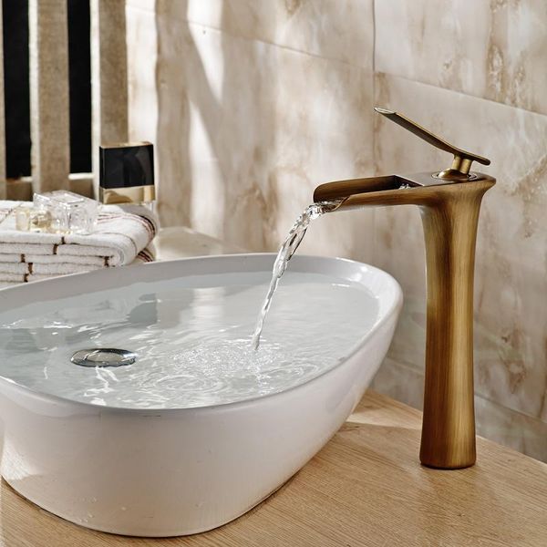 

bathroom sink faucets black deck mounted basin mixer tap square single handle vessel faucet cold water for