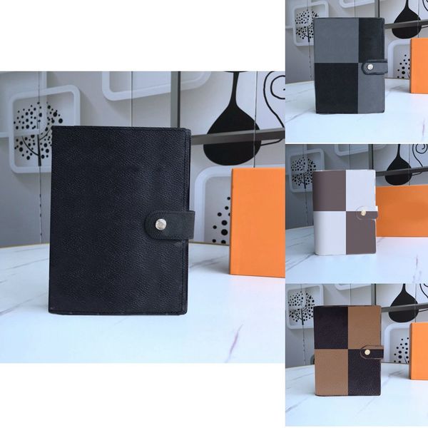 

women designer note book credit card holder mens womens wallet notebook solid color fashion all-mat chlattice clutchs classic vintage clutch, Brown;gray