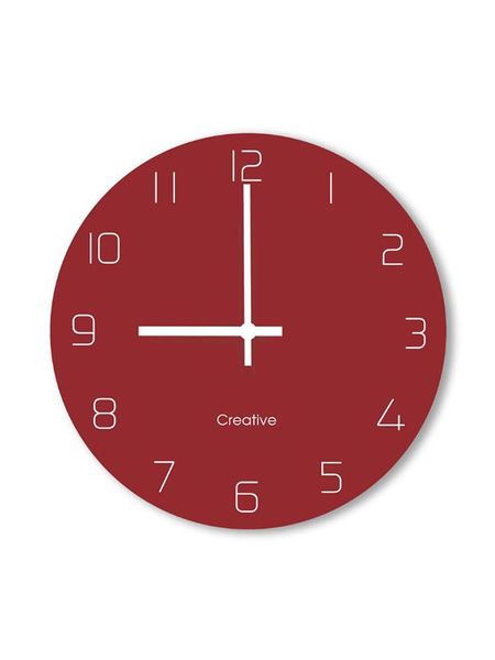 

wall clocks nordic clock colorful digital morden glass silent minimalist cute modern design reloj cucu home decor af50wc