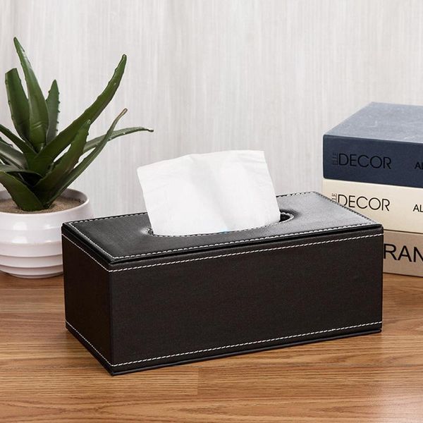 

leather tissue box for living room bathroom kitchen office creative car boxes & napkins