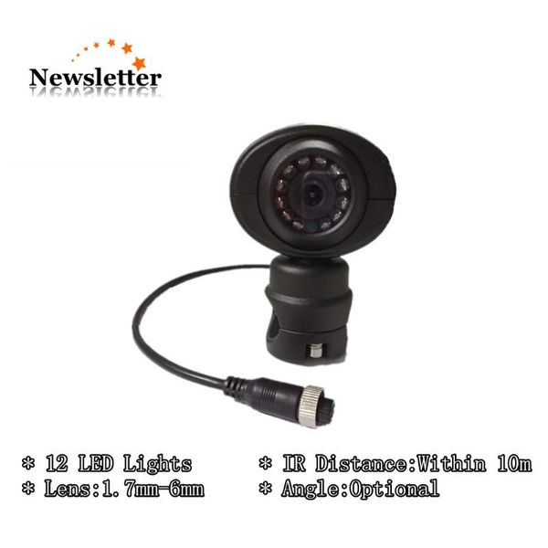 

cameras waterproof 720p ahd 1.0mp outdoor auto car vehicle truck school bus van front rear back view ir side mount camera