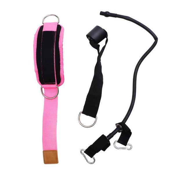 

set sports binding leg buckle fitness training equipment foot rings portal frame hip strength trainer ankle tension rope resistance bands