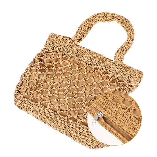 

storage baskets hand-crocheted bag shoulder bags large capacity for girls