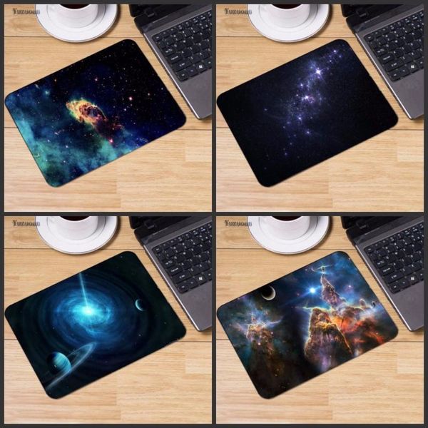 

mouse pads & wrist rests mairuige dream blue space gaming keyboard mousepads optical computer table mat mice 18*22cm and 25*29cm