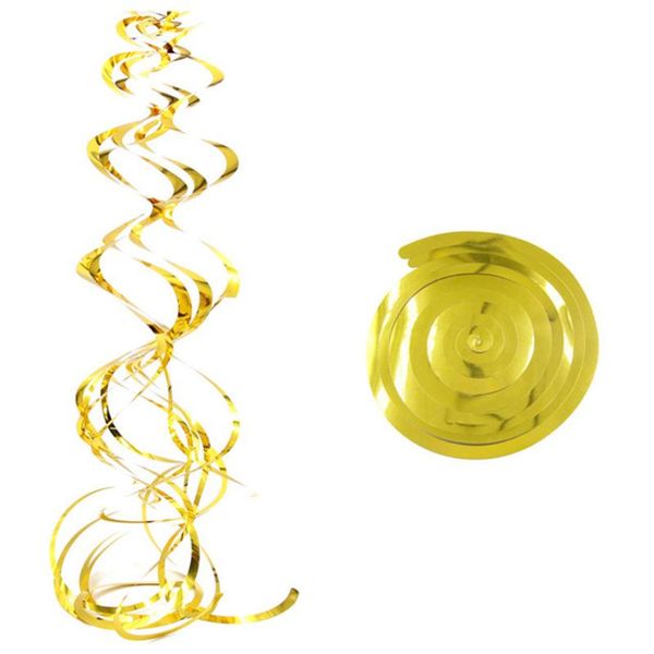 

decorative flowers & wreaths 6pcs pvc birthday spiral pendant ceiling hanging decor baby shower christmas