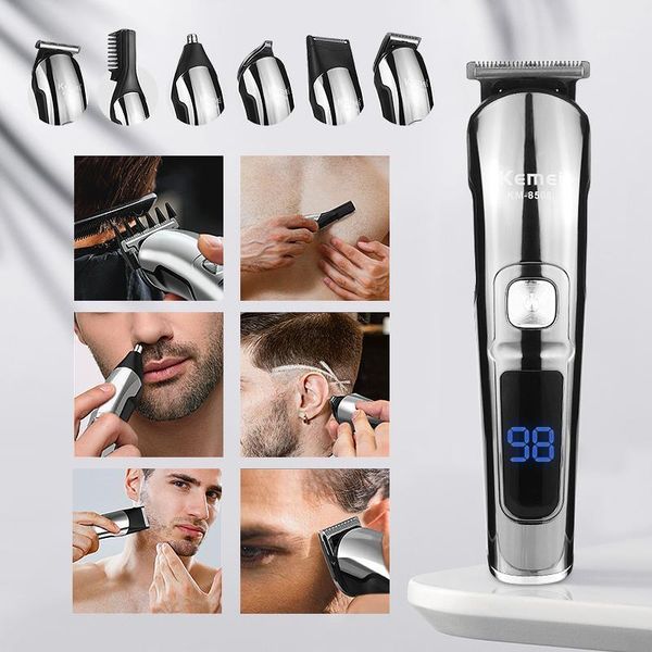 

in 1 professional digital hair clipper electric trimmer men's cordless shaver for men adults kids1