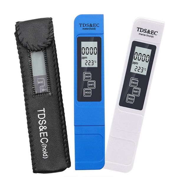 

meters 3-in-1 tds water quality test pen three modes with dual display of screen data widely used in household tool