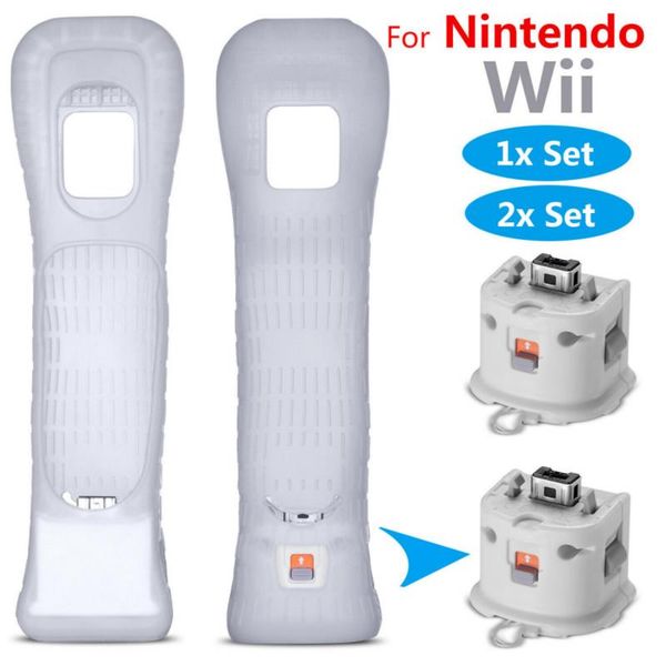 

game controllers & joysticks for wii motion plus adapter sensor handle accelerator intensifier silicon case remote controller enhan