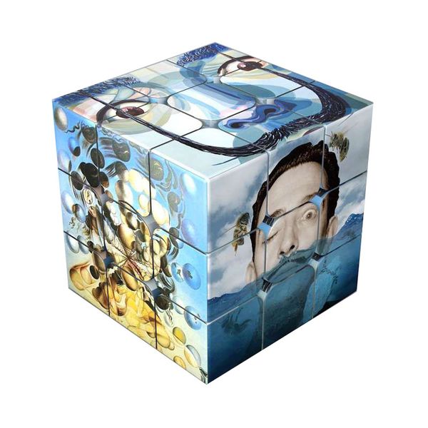 

Hot sell custom Magic Cube High Quality Child Interesting Toys UV Print 3x3 Speed Cubo Magico Childrens Educational Toys 3x3x3