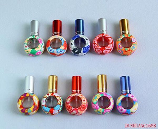 

storage bottles & jars 300pcs 8ml spray wheel bottle bright color mixed wholesale