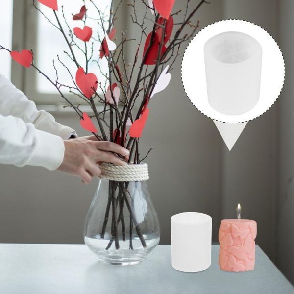 

craft tools 1pc candle diy mold reusable flexible silicone making