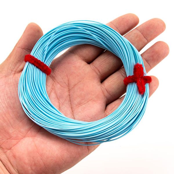 

fishing 5/6/7/8wt weight forward line 100ft floating fishings with welded loop multi color supplies braid