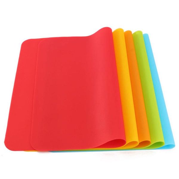 

mats & pads 30x40cm bakeware mat silicone pastry baking tray oven rolling kitchen anti-scalding insulation pad sheet dining table