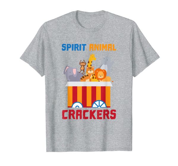 

spirit animal crackers t-shirt | spirit animal shirt, White;black