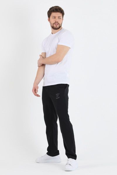 

men's basic straight leg sweatpants 19 esf02 sleepwear, Black;brown