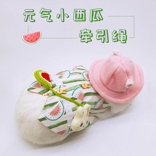 

rabbit cloth summer pet rabbit small walking traction rope anti break away vt clothing