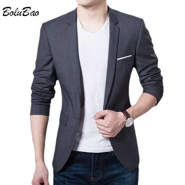 

men's suits & blazers bolubao arrival luxury men blazer fashion brand cotton slim fit male suit terno masculino, White;black