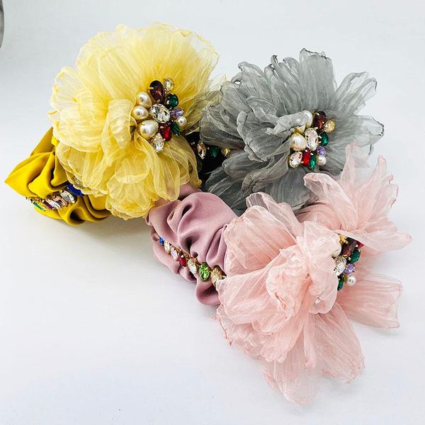 

hair clips & barrettes fashion bohemian accessories for girls women flower headband band adults summer autumn wholesale, Golden;silver