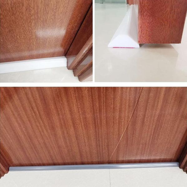 

bath mats rubber self-adhesive water retaining strip door bottom for bathroom dry and wet separation flood barrier