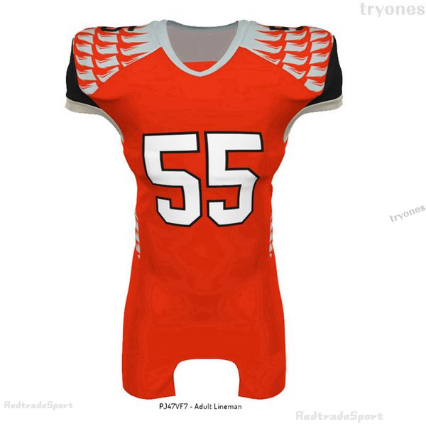 

mens custom blank orange teal football jerseys embroidery logo white womens any name number stitched shirts s-xxxl a0088, Black;red