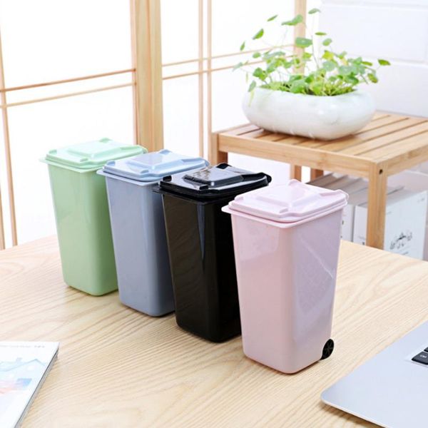 

waste bins mini plastic trash can electronic automatic household bathroom toilet waterproof narrow seam #td
