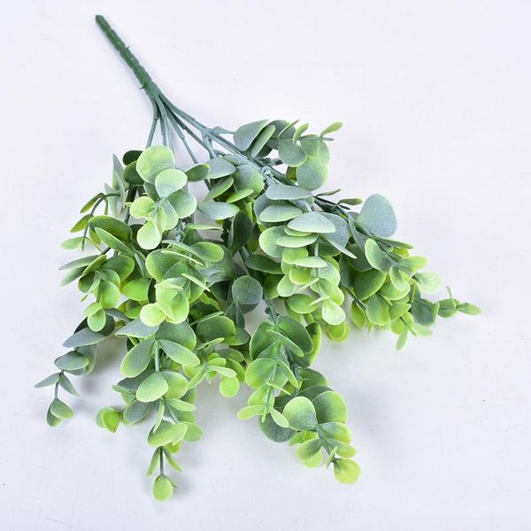 

decorative flowers & wreaths simulation eucalyptus leaves artifical green plant fake money leaf wedding party office home living room decor