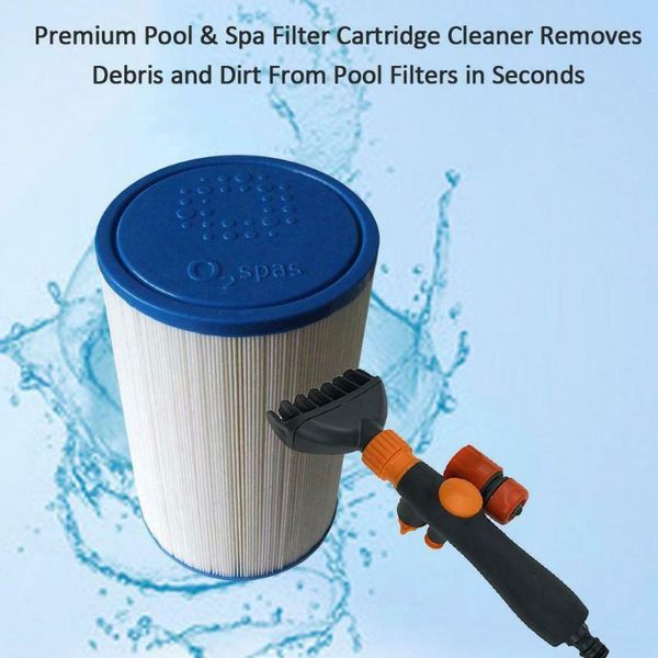 

pool & accessories swimming cartridge cleaner debris wand tub filter comb for bathtub spa water hand held cleaning brush